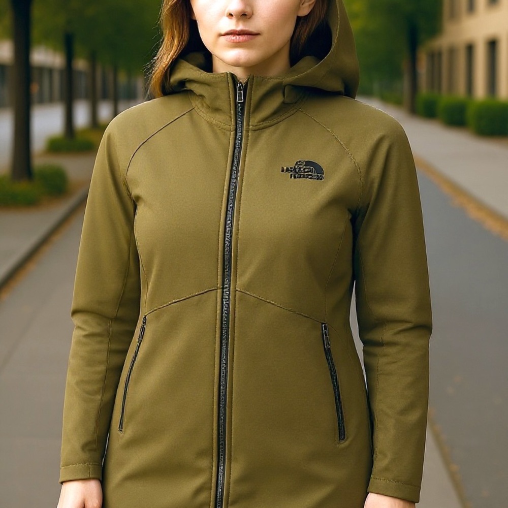 The North Face Women's Green Hooded Ski Jacket